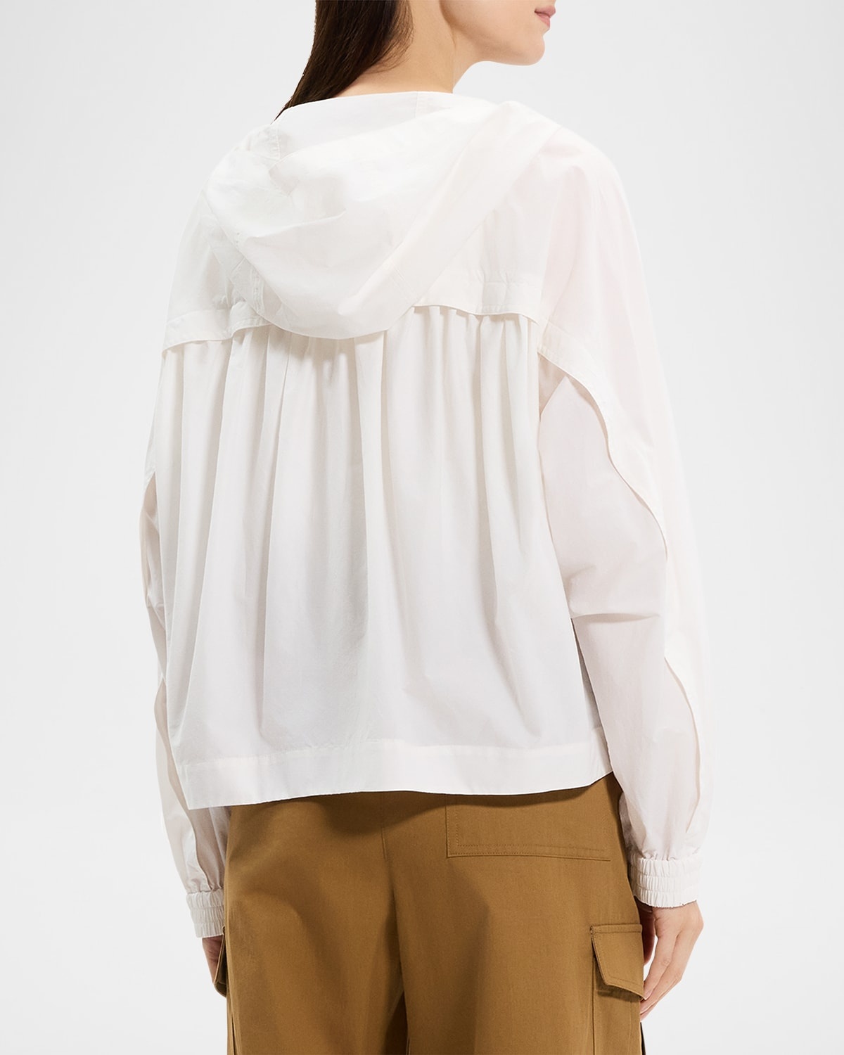 Gathered Hooded Jacket - 3