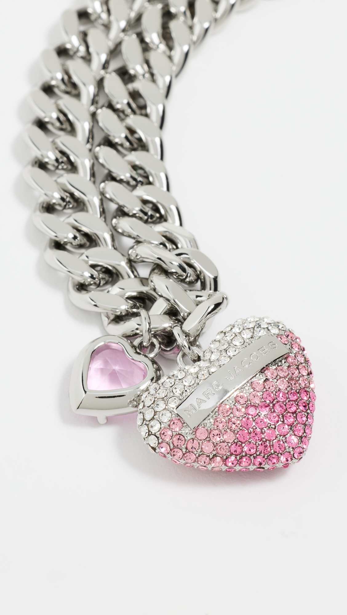 Heart Balloon Pave Necklace - 4