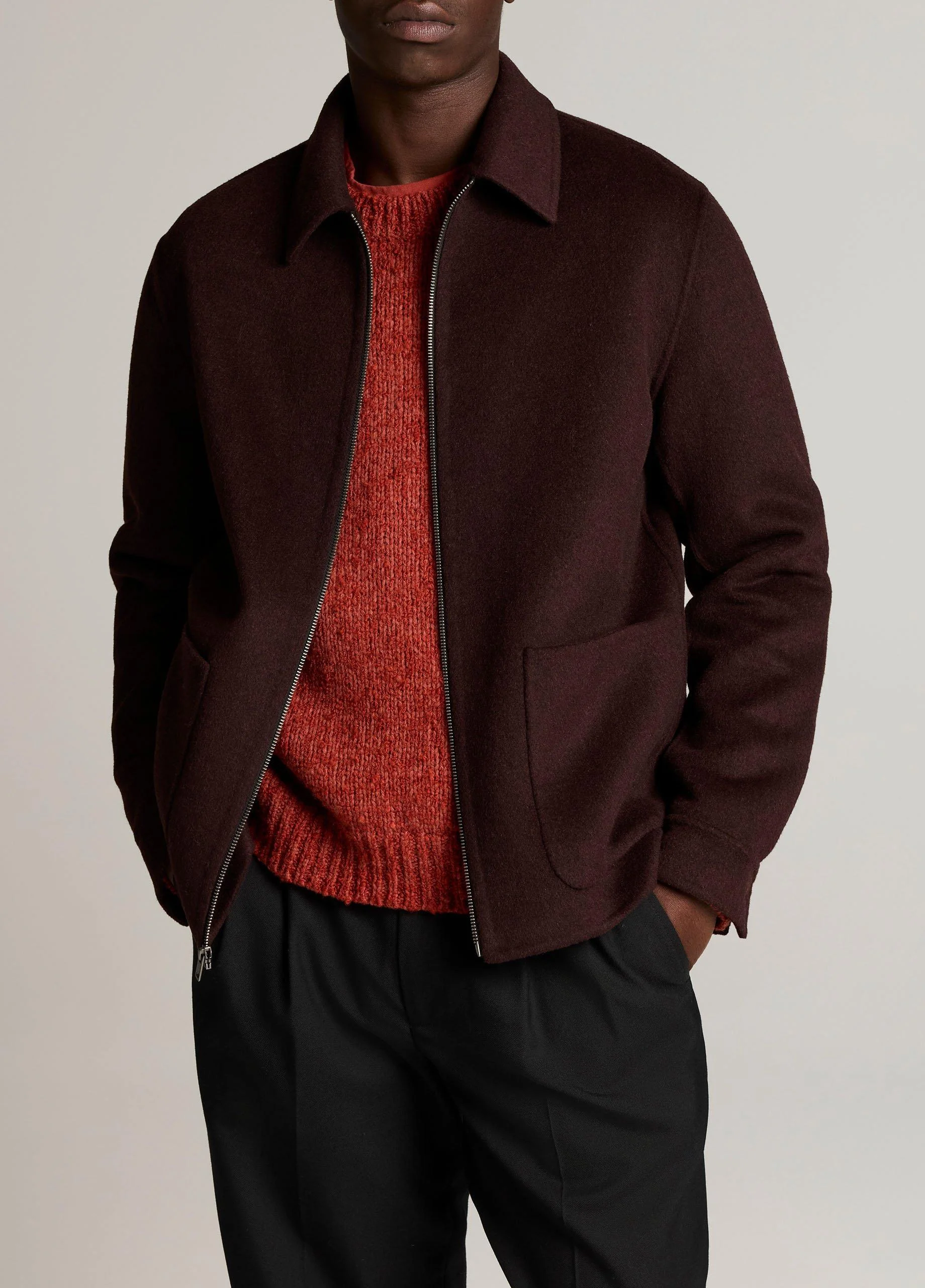 Splittable Wool-Blend Jacket - 1