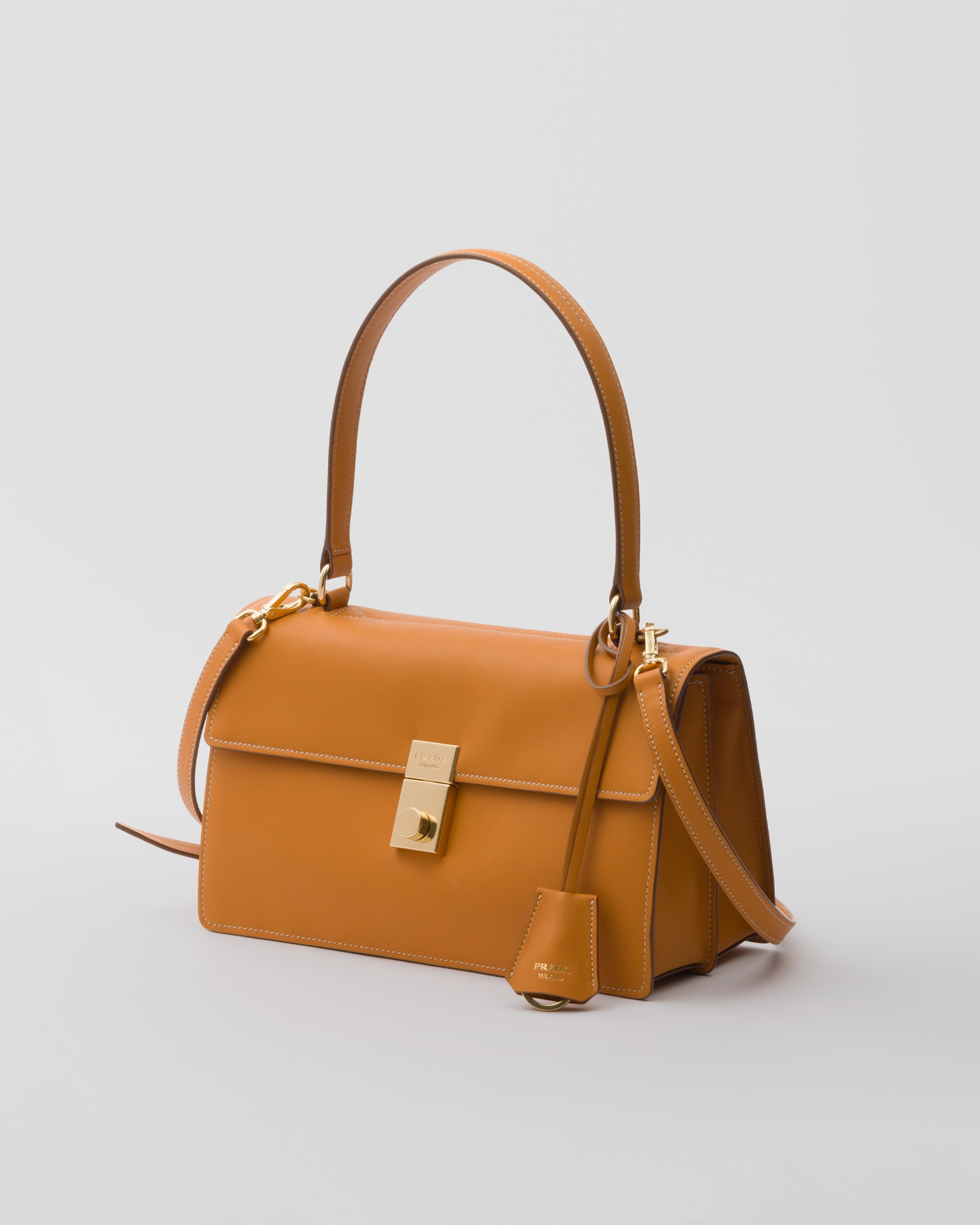 Medium leather shoulder bag - 2