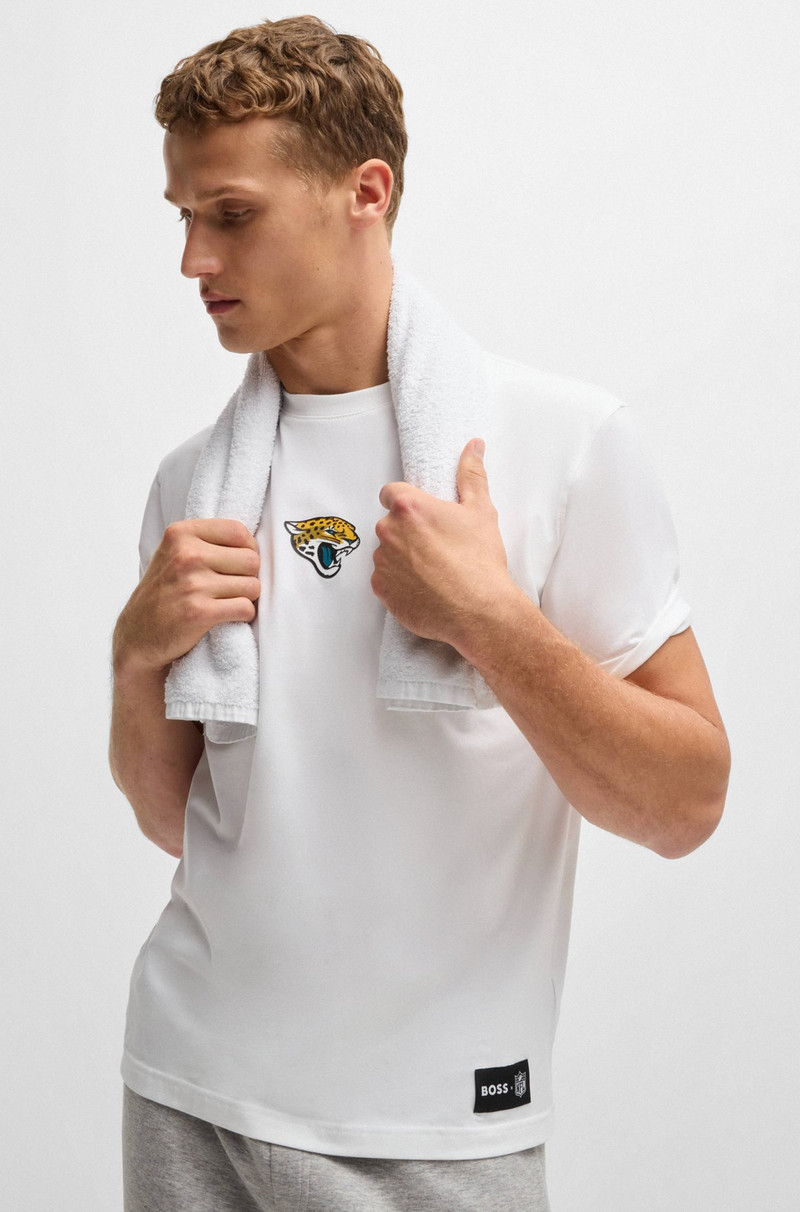 BOSS X NFL STRETCH-COTTON T-SHIRT WITH SPECIAL BRANDING 3