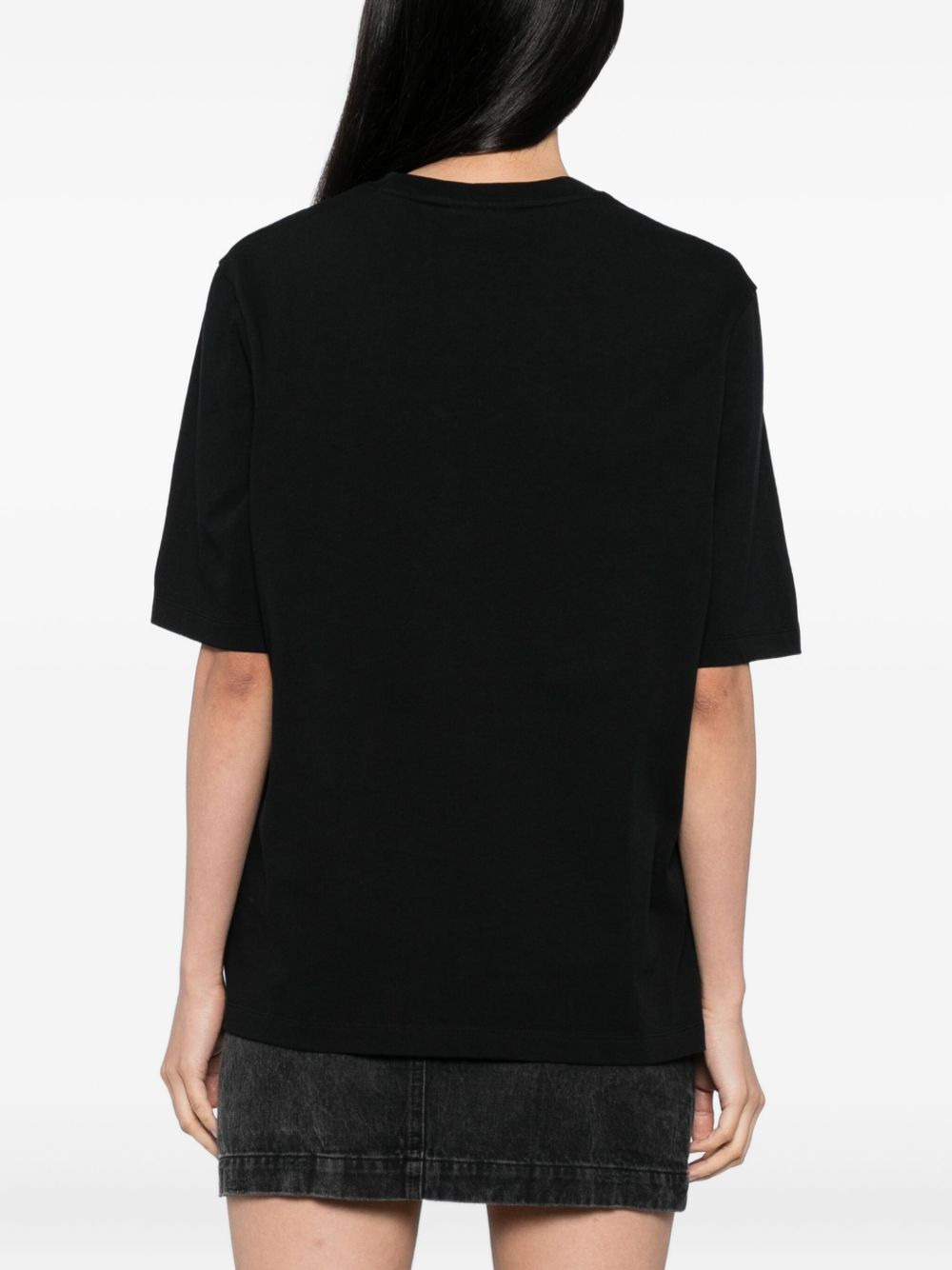 Handwriting Embroidered T-shirt - 4