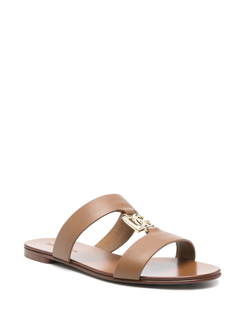 Dolce & Gabbana Leather Slides outlook