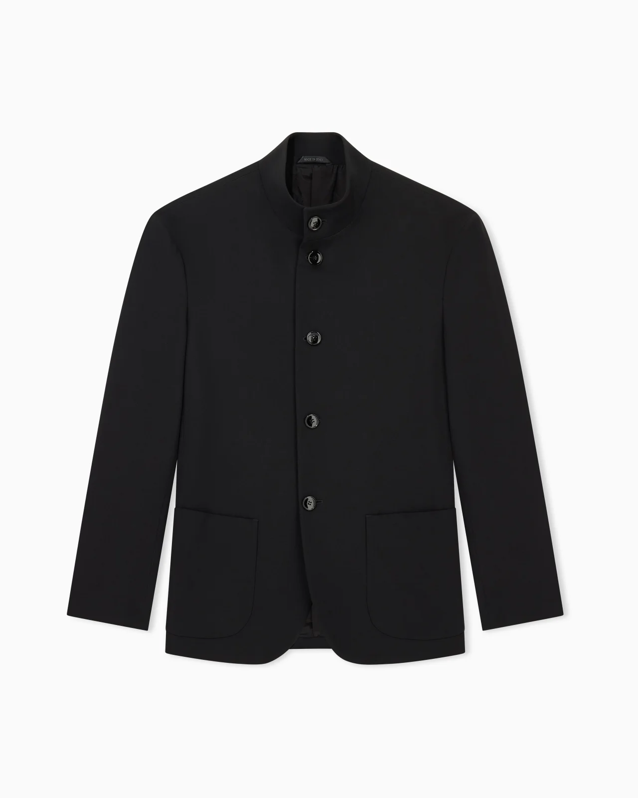 BLAZER ONE SHOT REGULAR FIT IN PURE VIRGIN WOOL CREPE - 1