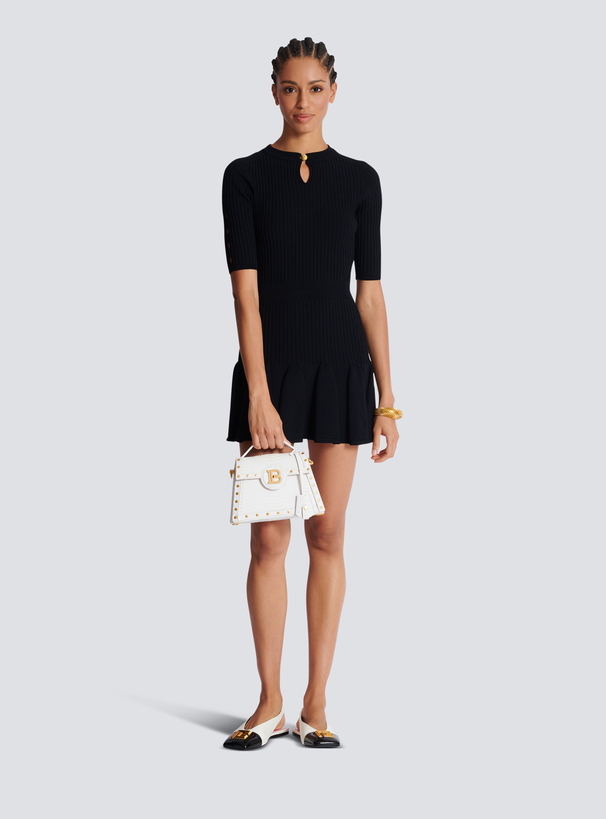 Flared knit dress - 2