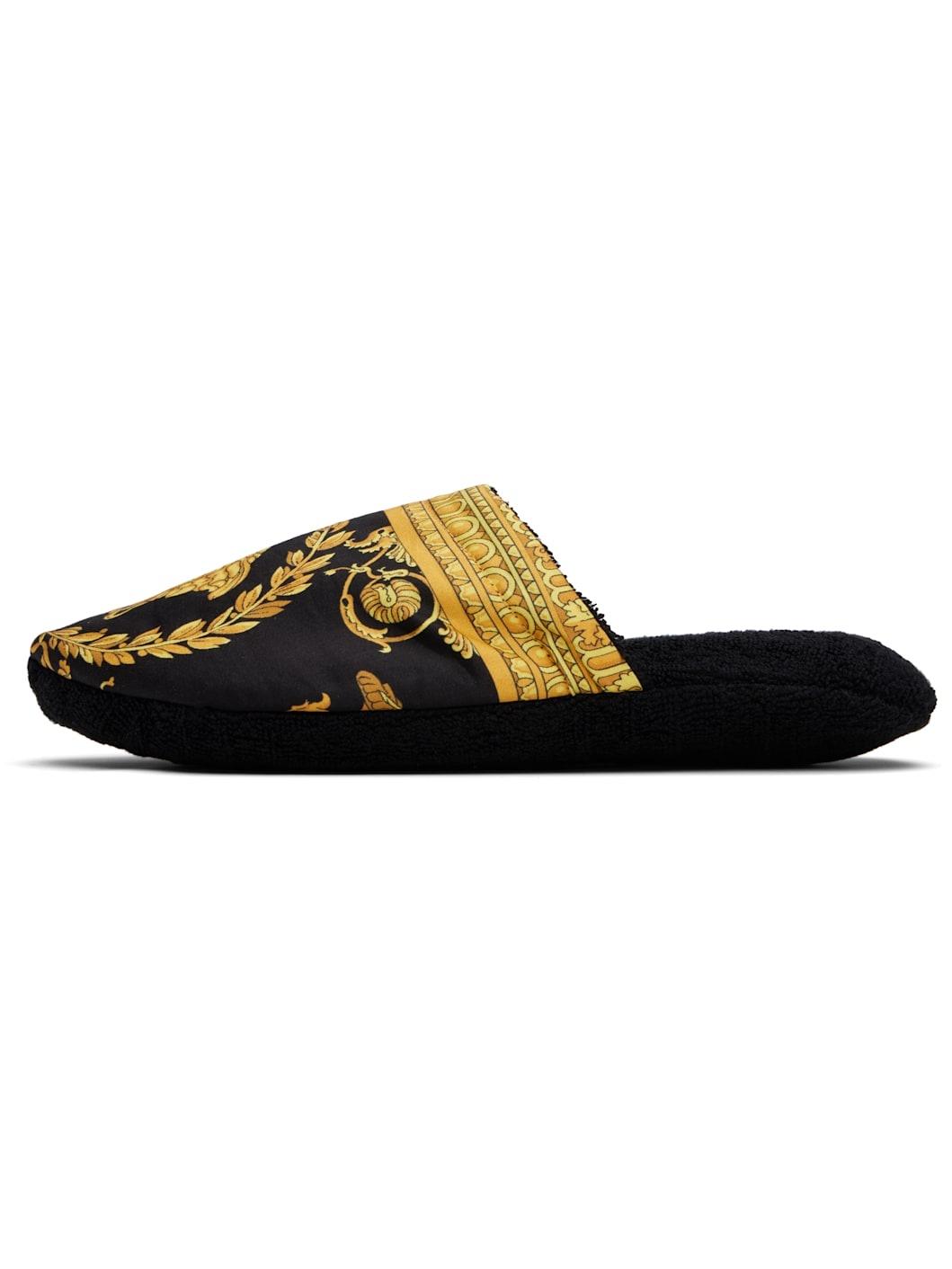 Black 'I Heart Baroque' Slippers - 3