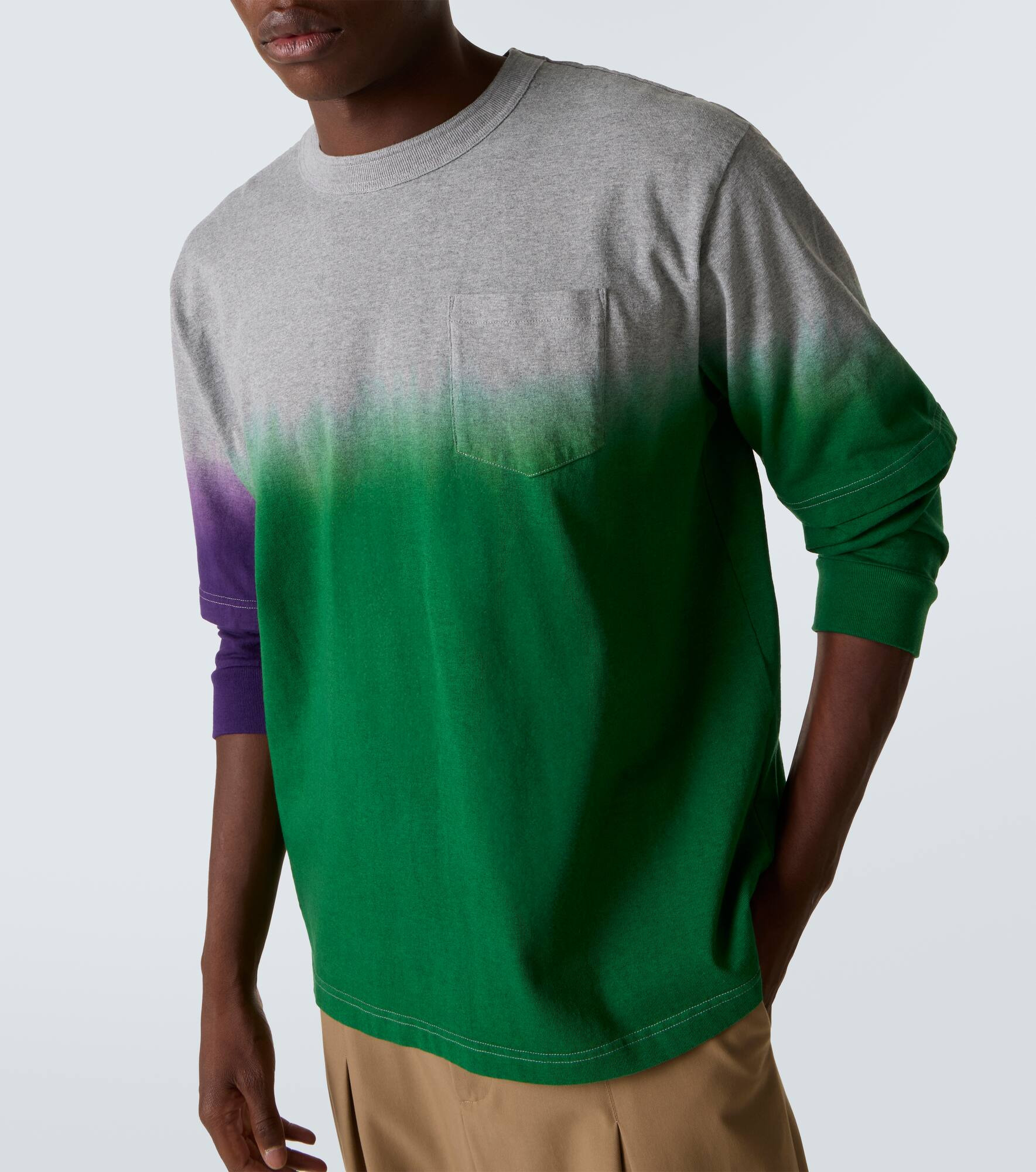Dyed cotton sweatshirt - 5