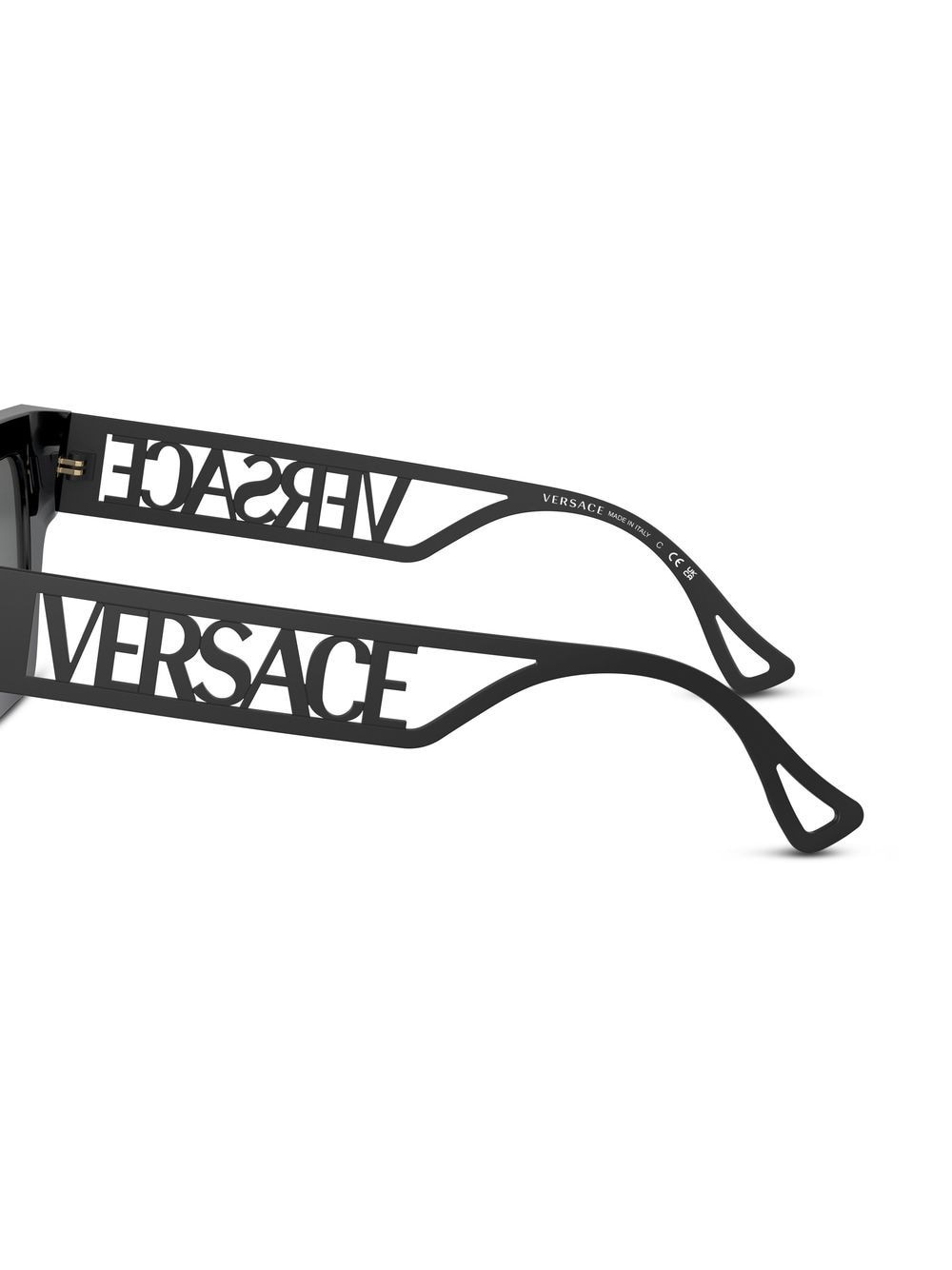 logo-embossed square-frame sunglasses - 3