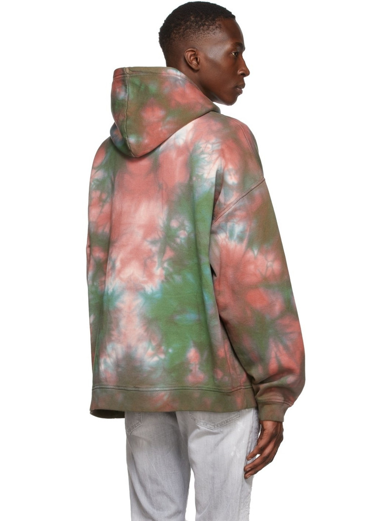 Green & Red Tie-Dye Logo Hoodie 3