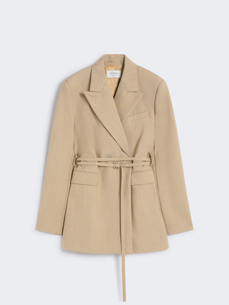 TUBINGA Long double-breasted wool blazer 1