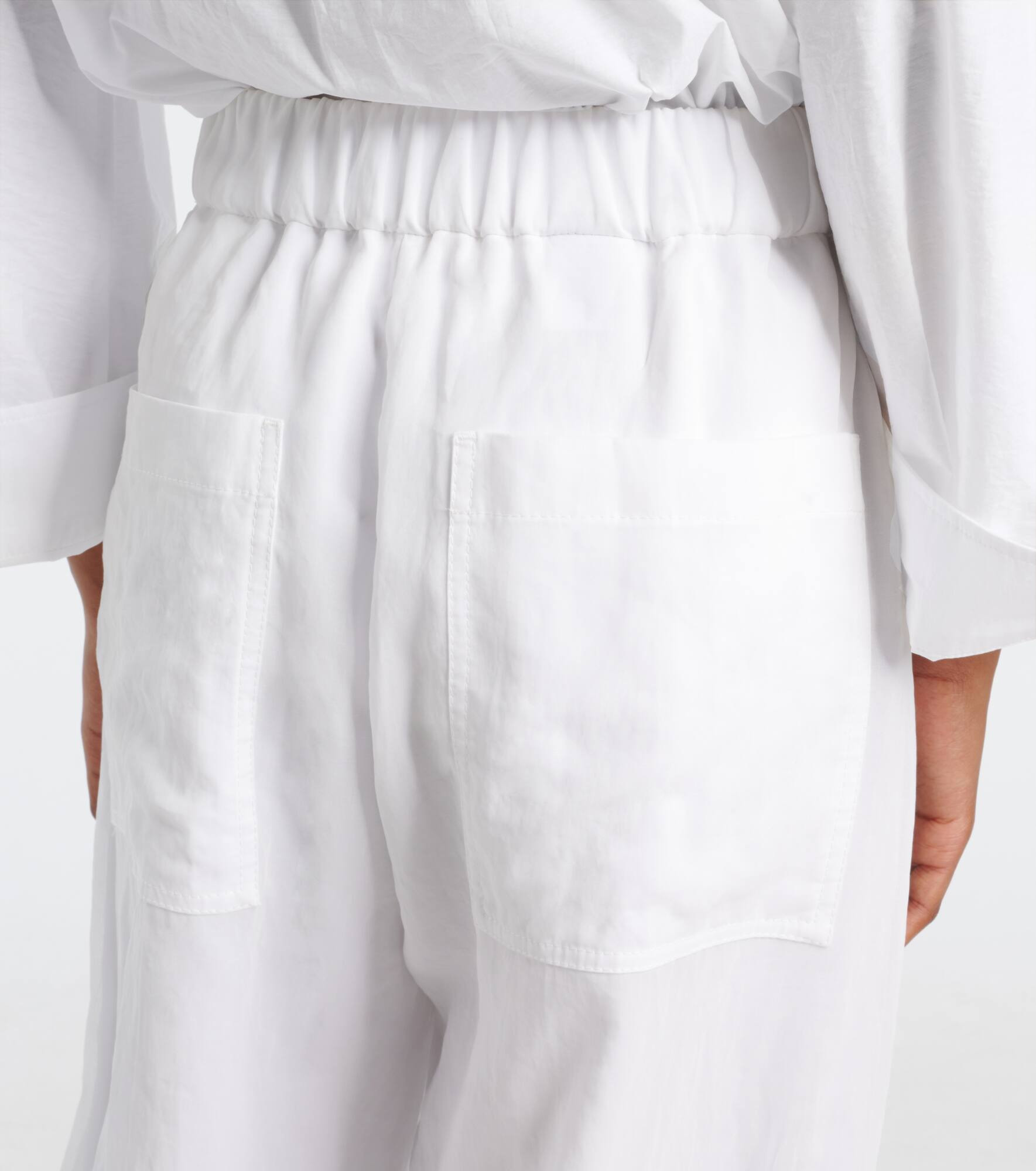 Cotton wide-leg pants - 6