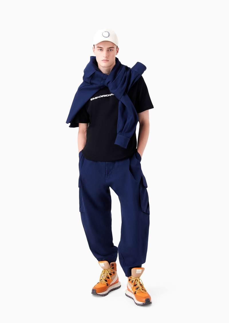 EMPORIO ARMANI ASV Capsule American organic jersey T-shirt outlook