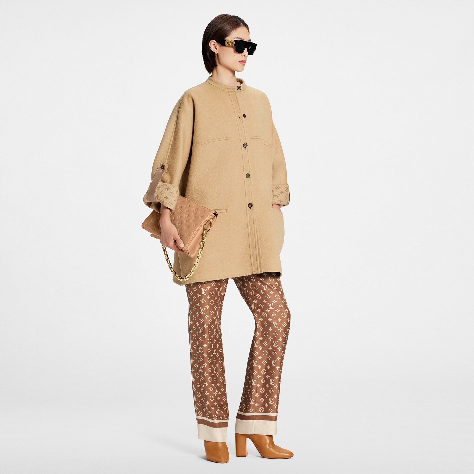 Boxy Button-Up Coat - 4