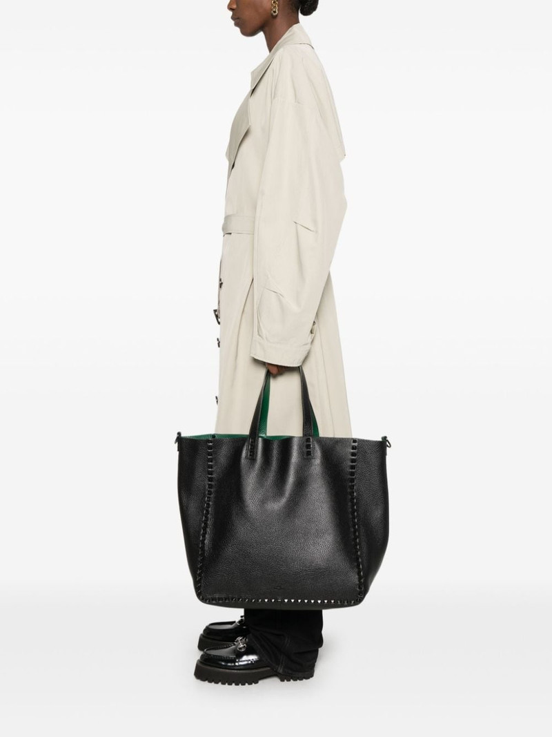 Valentino Rockstud-embellished tote bag outlook