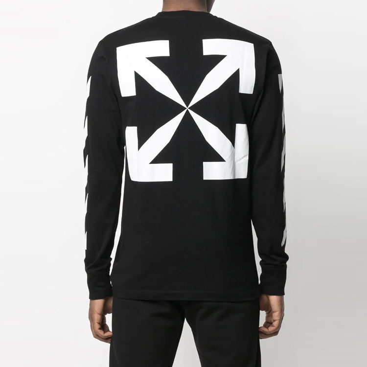 Off-White Mona Lisa Long-Sleeve T-Shirt 'Black' OMAB001R21JER0021001 - 3