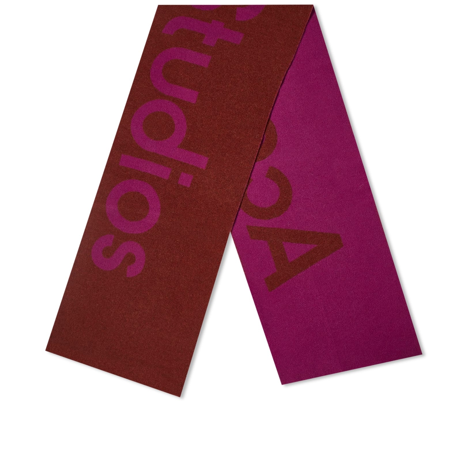 Acne Studios Toronty Logo Contrast Recycled Scarf - 3