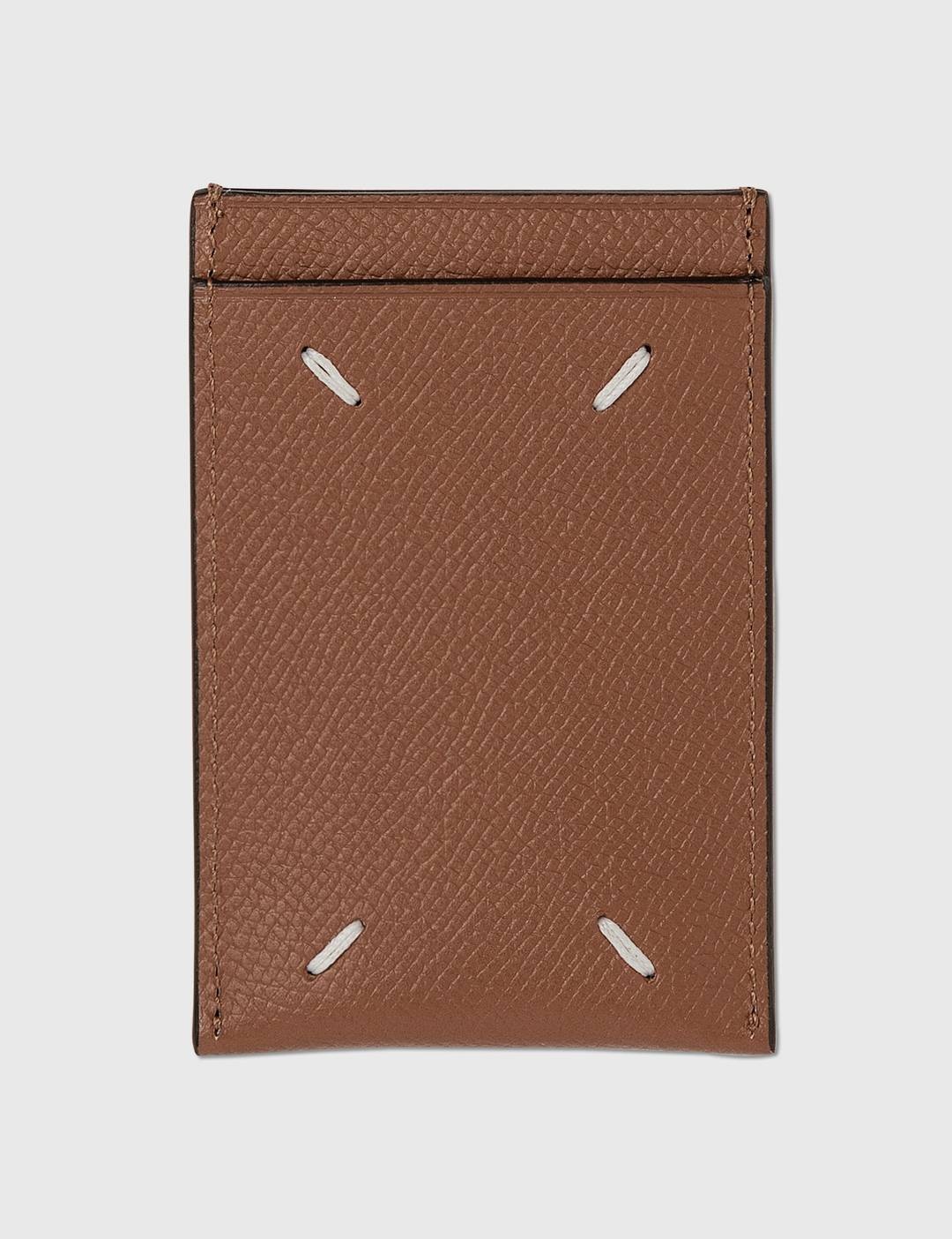 Pebble Grain Leather Card Case - 2