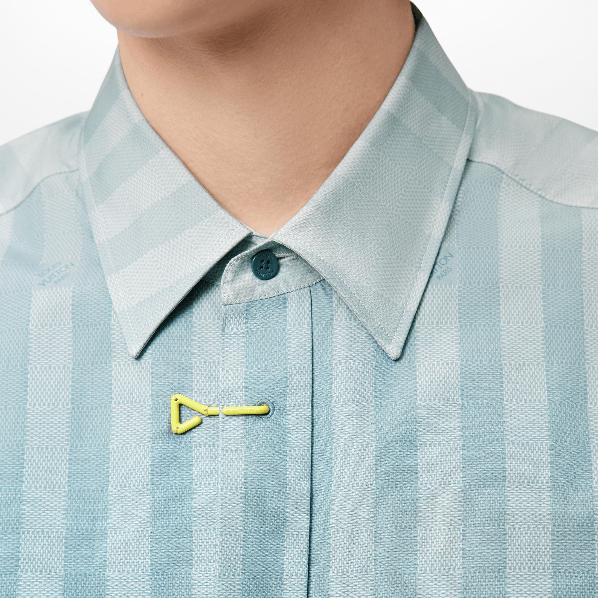 Damier Striped Long Sleeve Shirt - 3