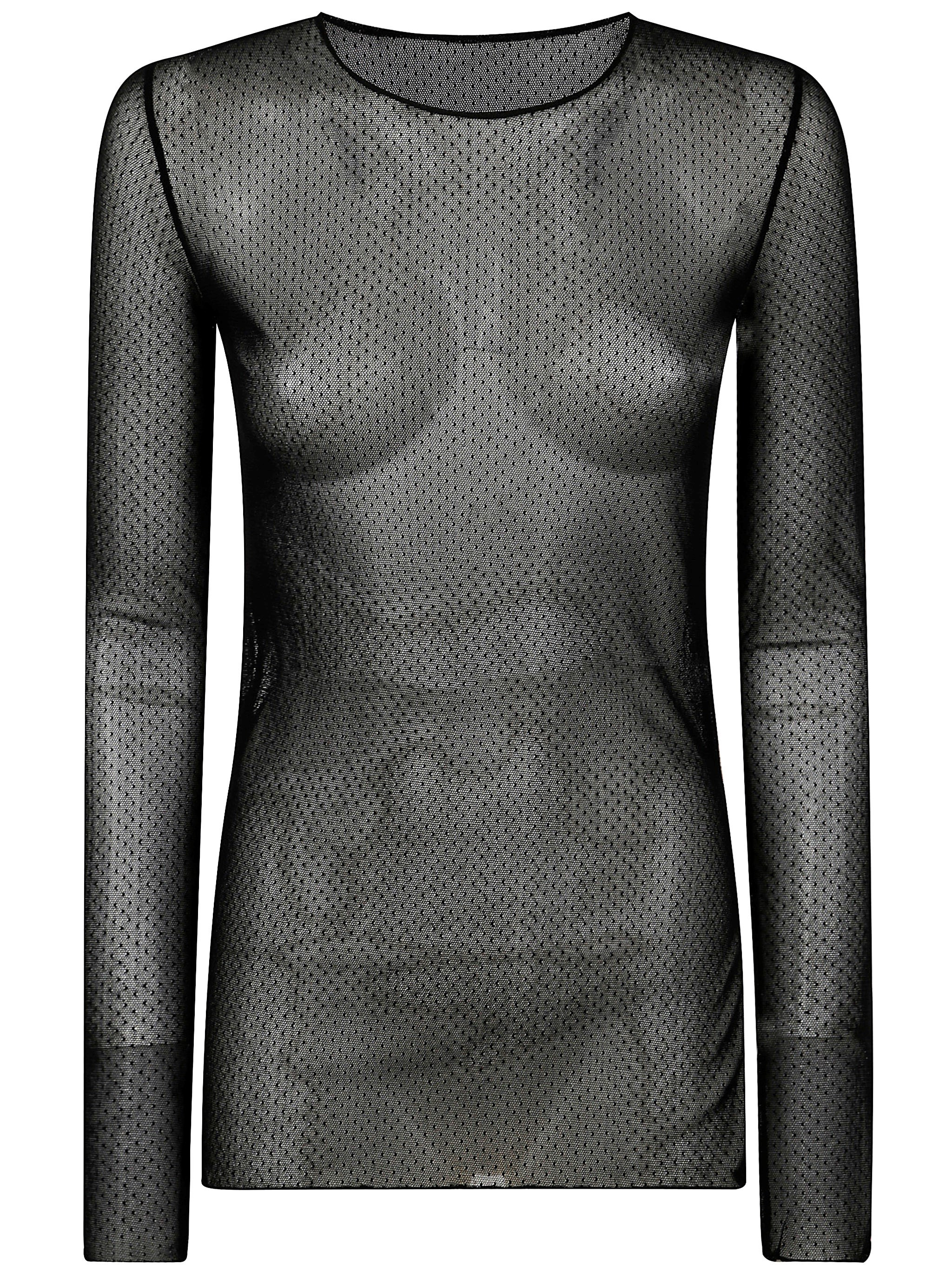The TATA LIGHT TOP, a sophisticated piece from UMA WANG, embodies elegance in the realm of tops. Cra - 1