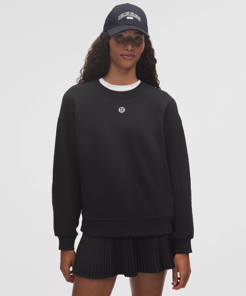 Perfectly Oversized Fleece Crew *Logo 1