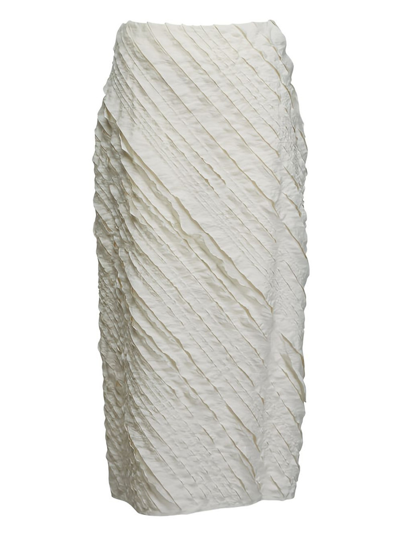Simbi textured midi skirt 1