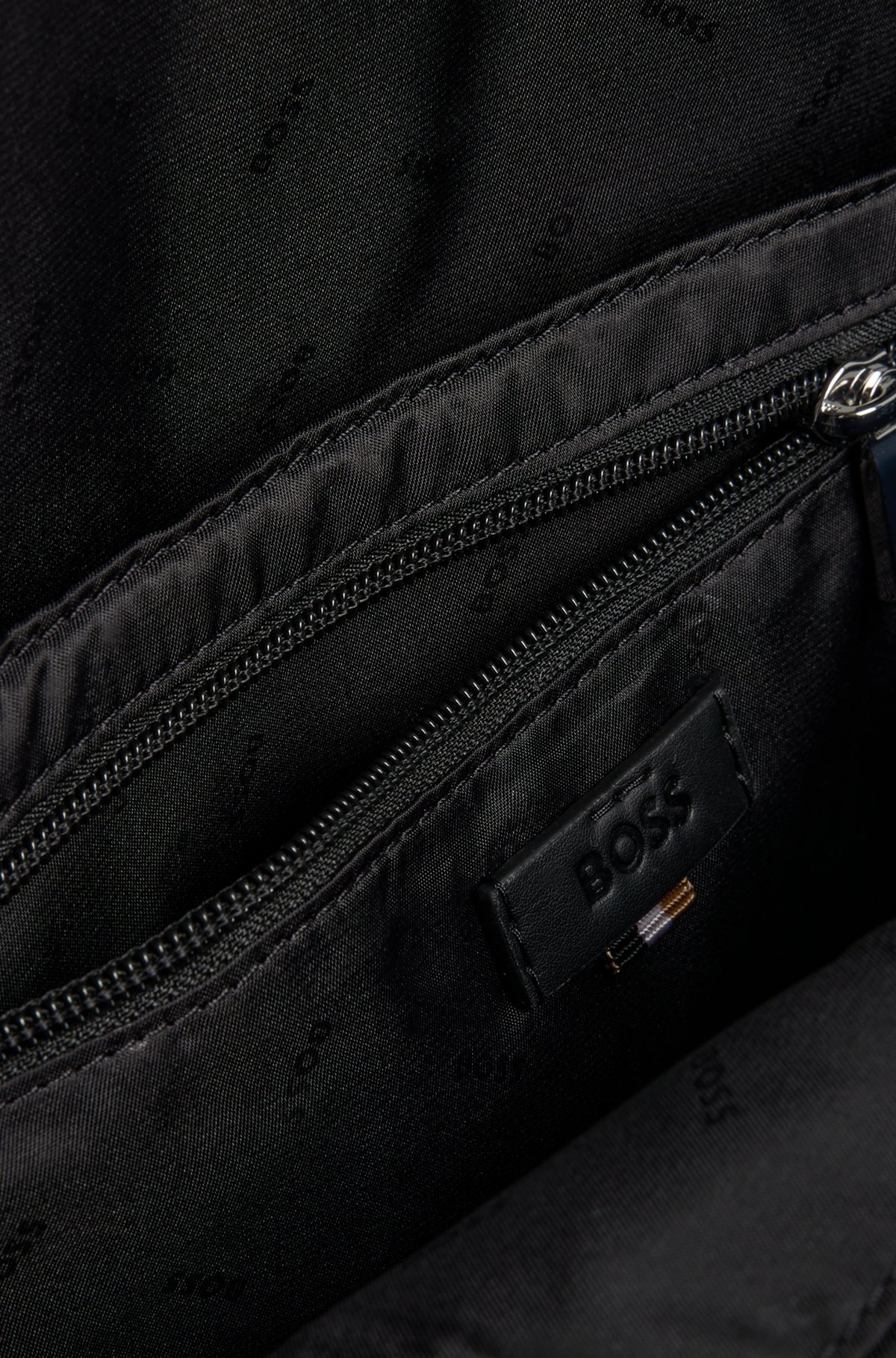 TEXTURED BACKPACK WITH LOGO HARDWARE - 3