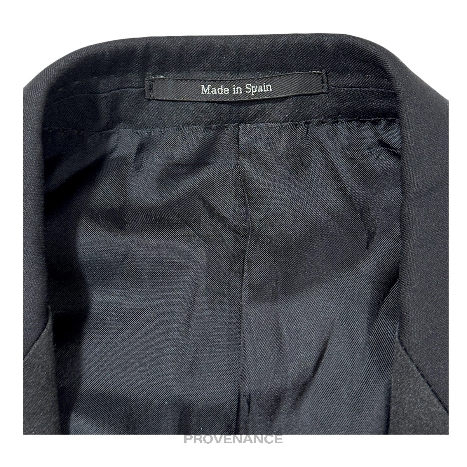 Zegna Black Dinner Jacket Coat Tuxedo - Peak 36 46 - 9