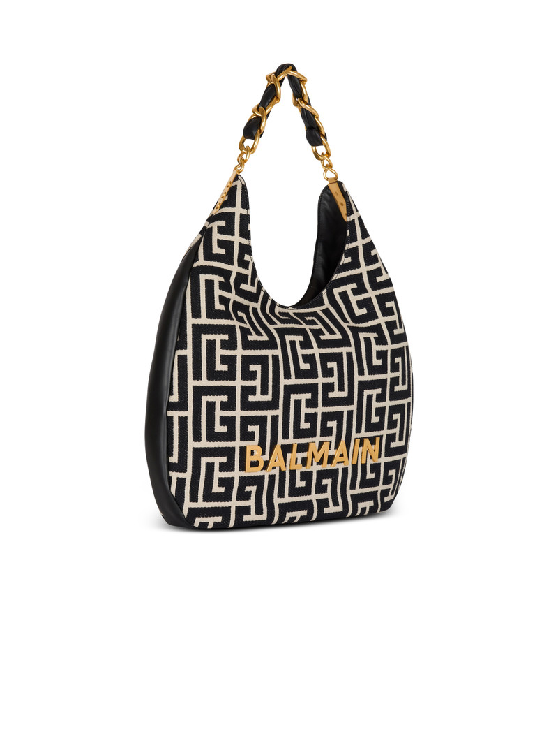 1945 Soft Hobo Large monogrammed jacquard tote bag 3