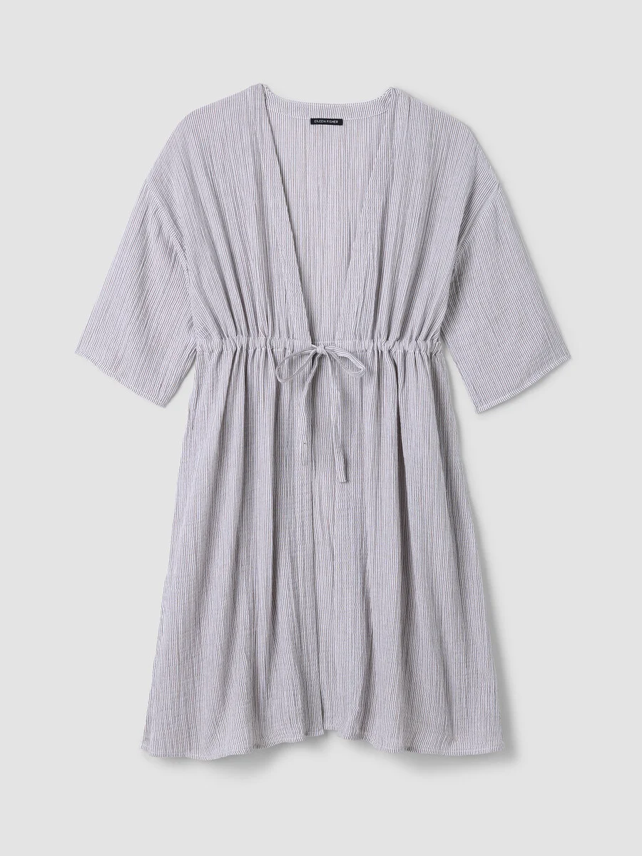 Striped Organic Cotton Gauze - 1