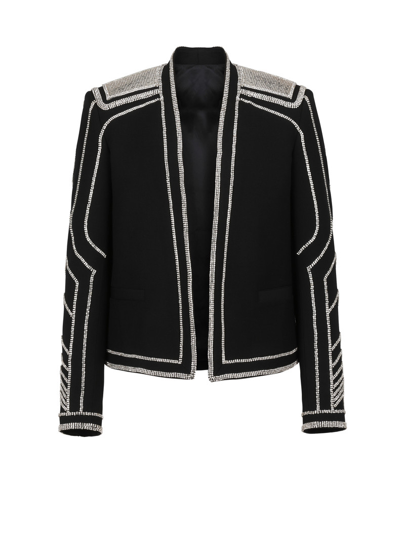 Embroidered wool jacket 1