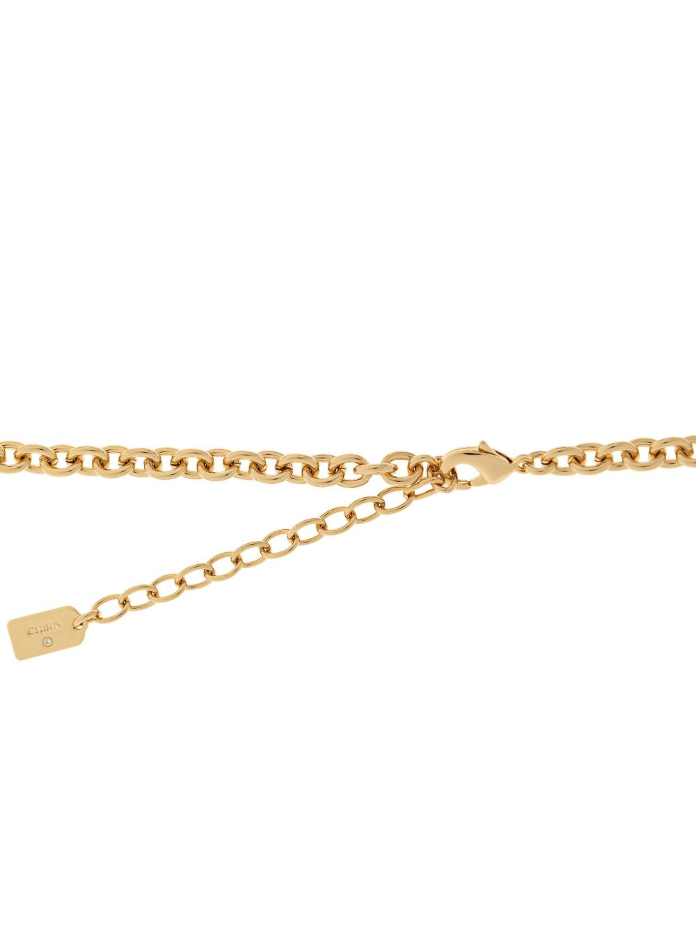 bead-embellished charm necklace - 4