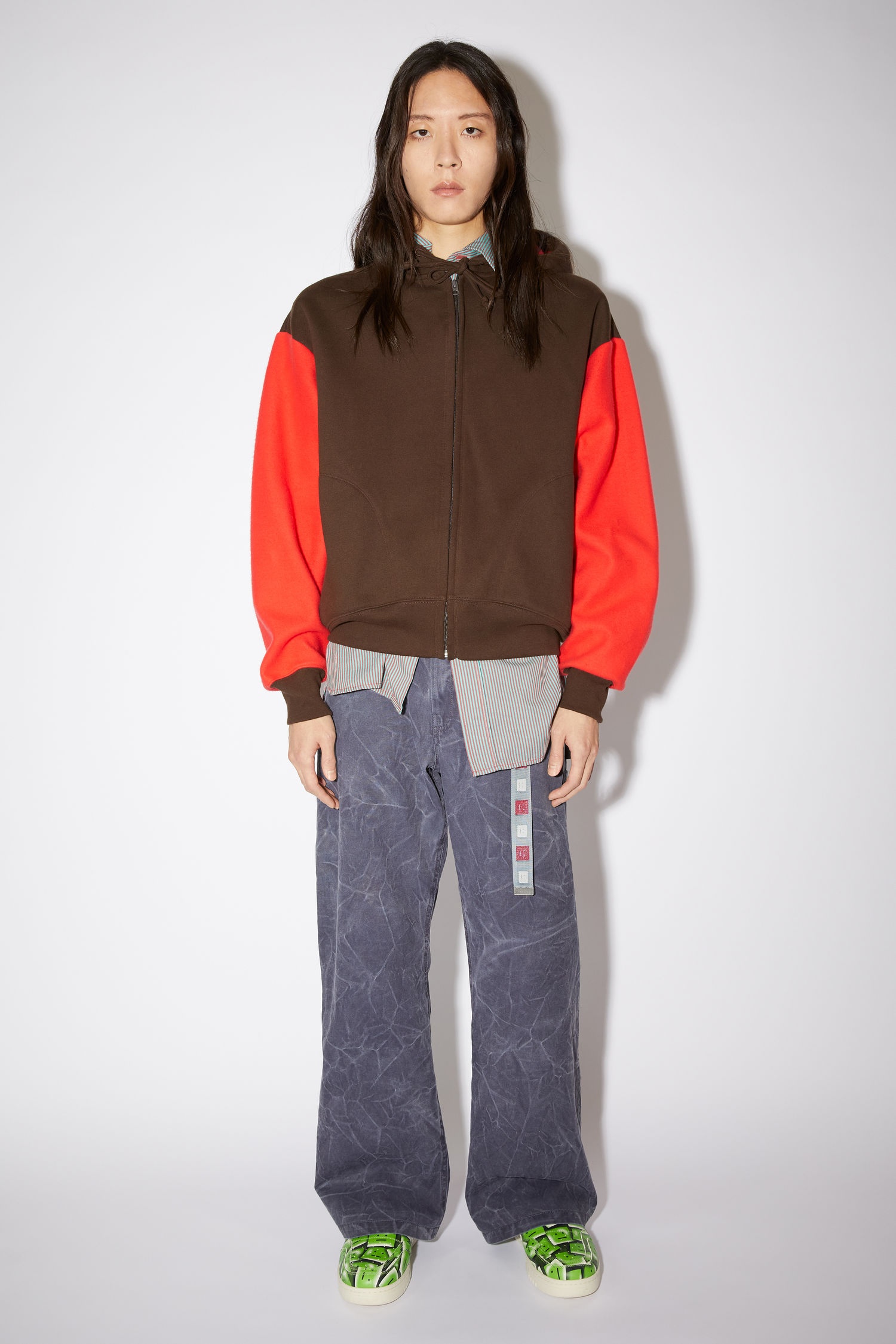 Printed sweatshirt - Cacao brown - 3