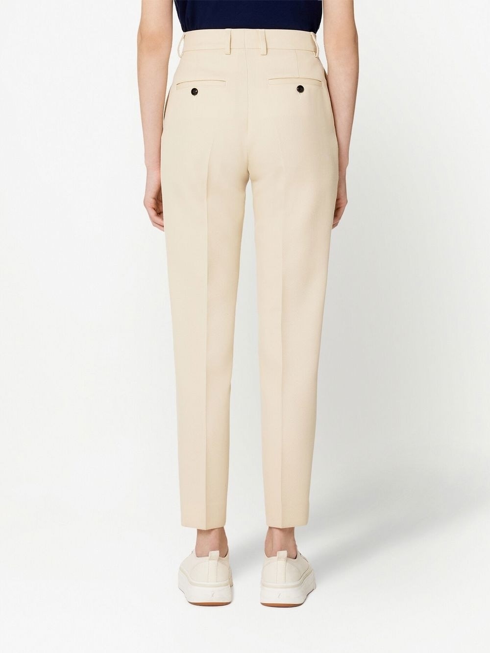 high-waist tailored trousers - 4