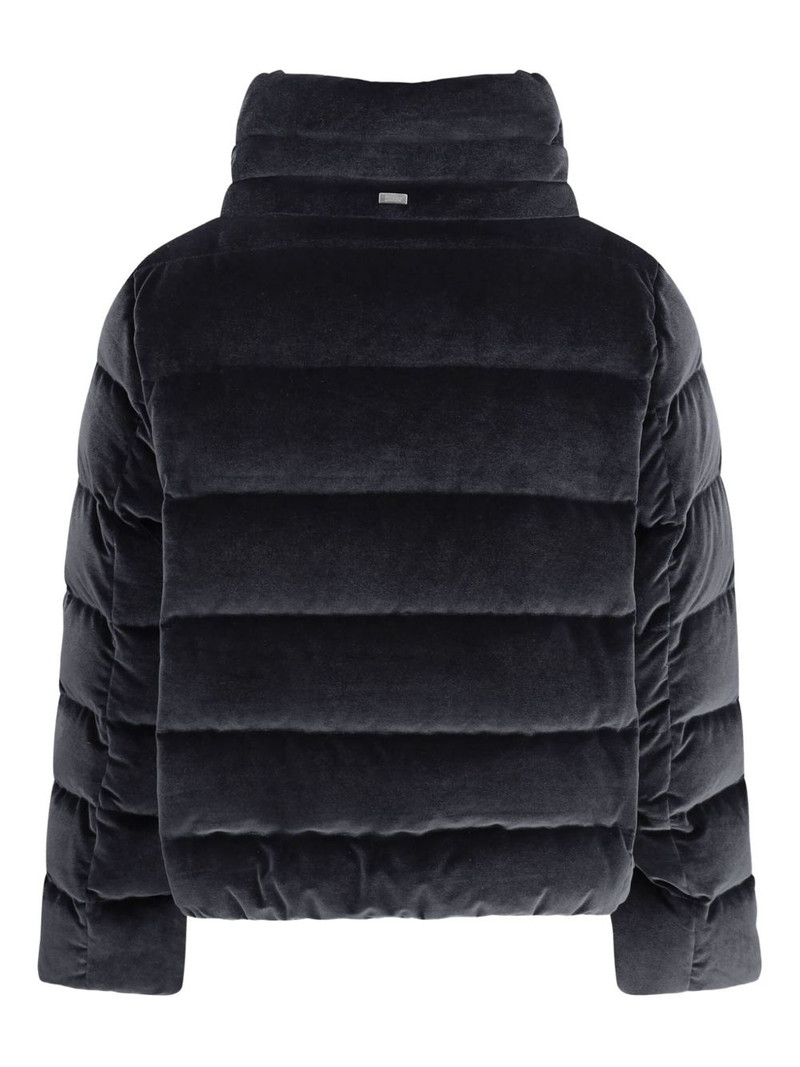 Herno chenille-effect padded jacket outlook