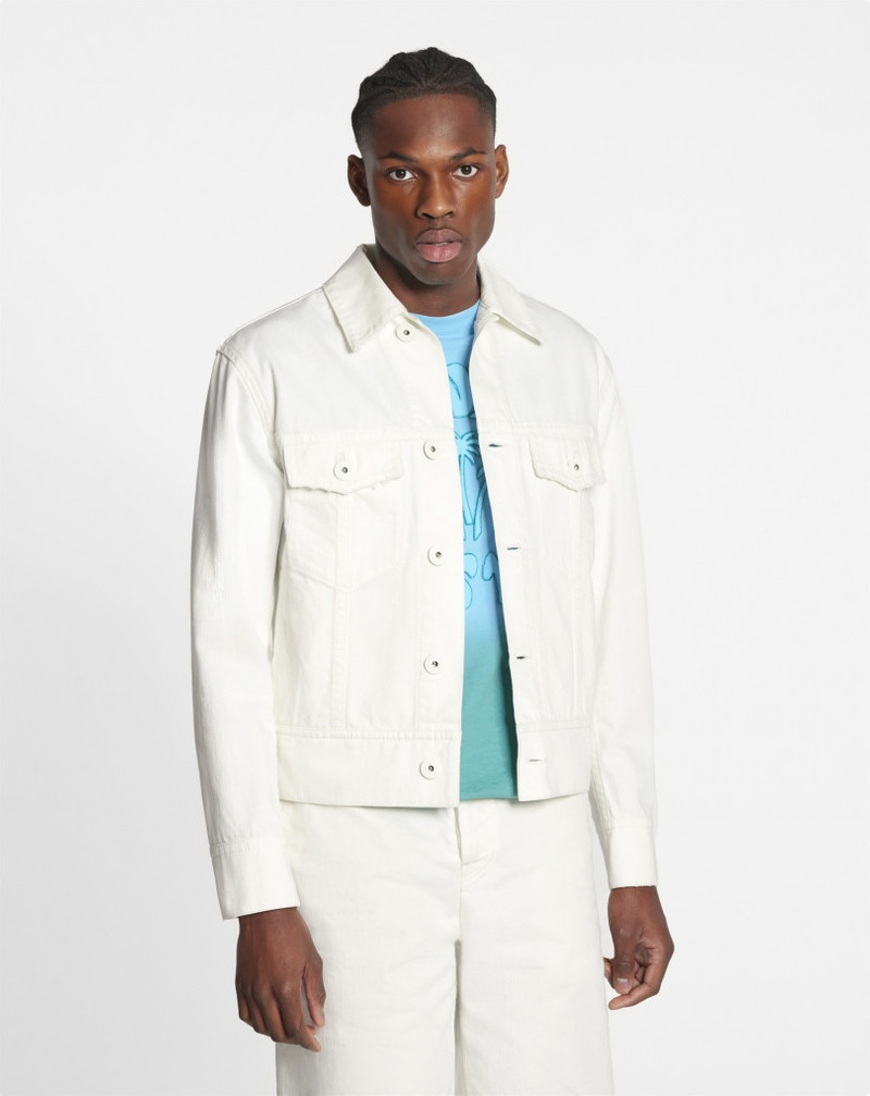 LANVIN WAVE PRINTED DENIM JACKET 3