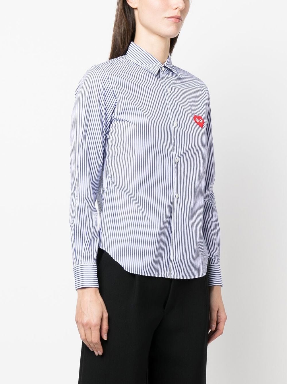 signature heart-patch shirt - 3