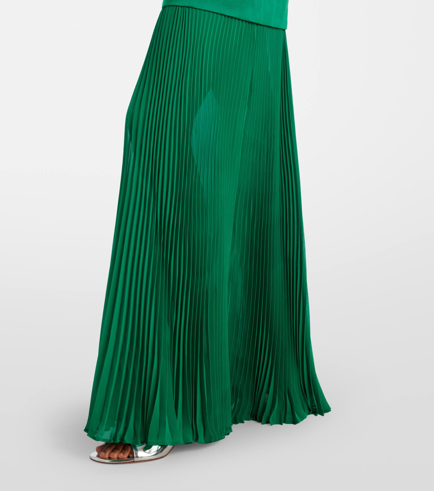 Bailey belted pleated maxi dress - 5