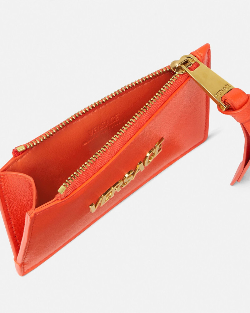 VERSACE Versace Tag Zip Card Holder outlook