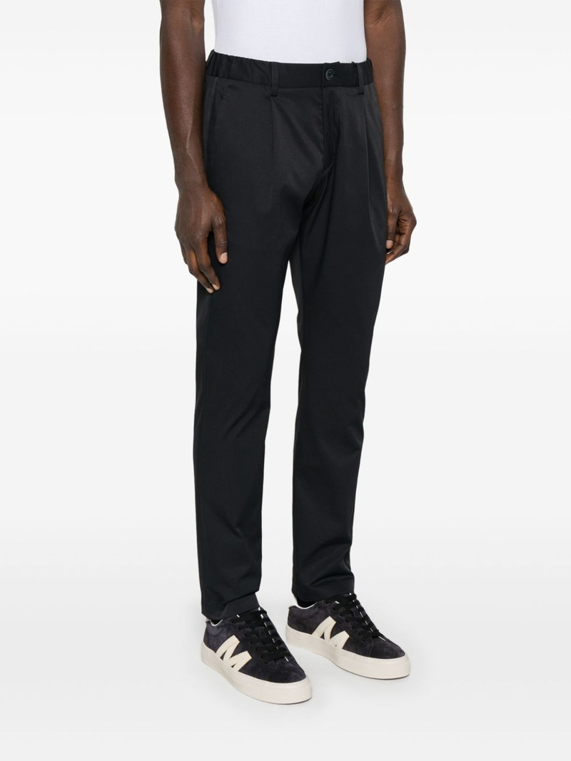 logo-plaque tapered trousers 3