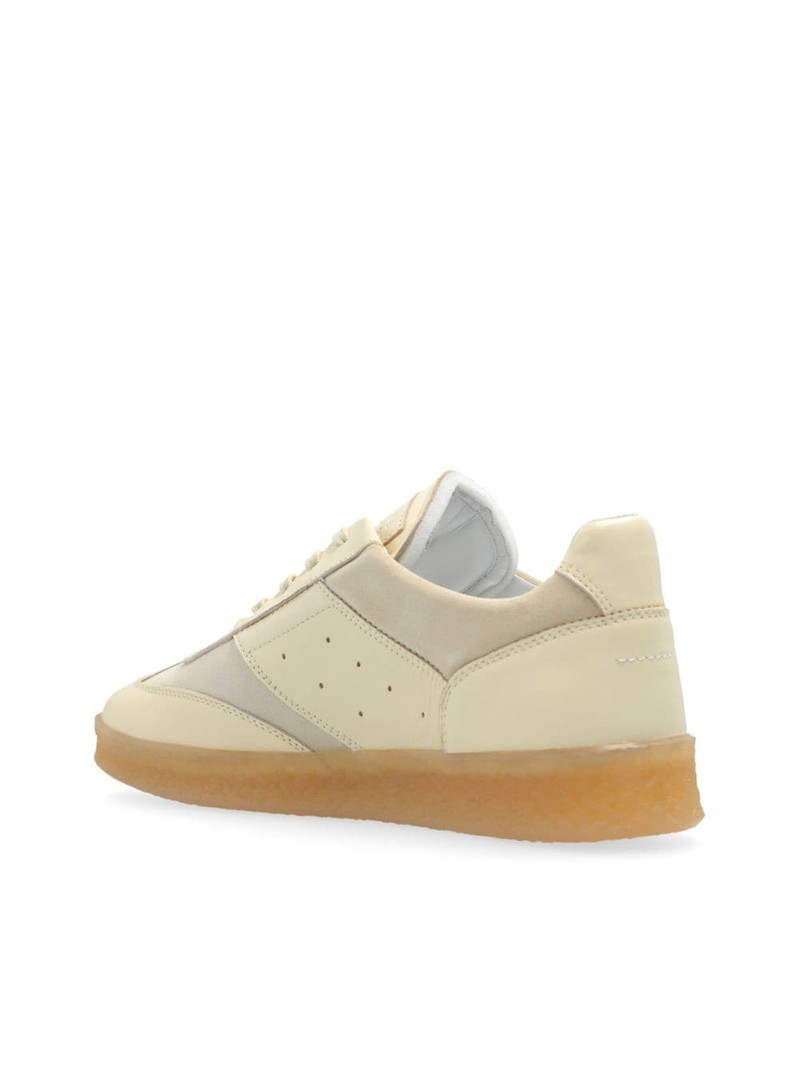 panelled low-top trainers 5