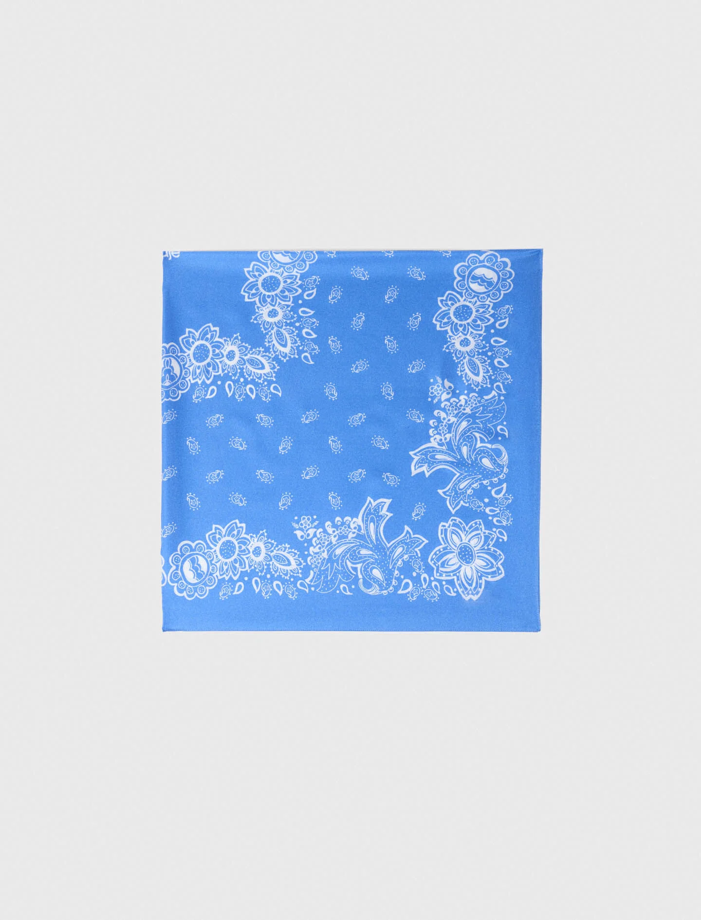 Bandana print silk scarf - 1