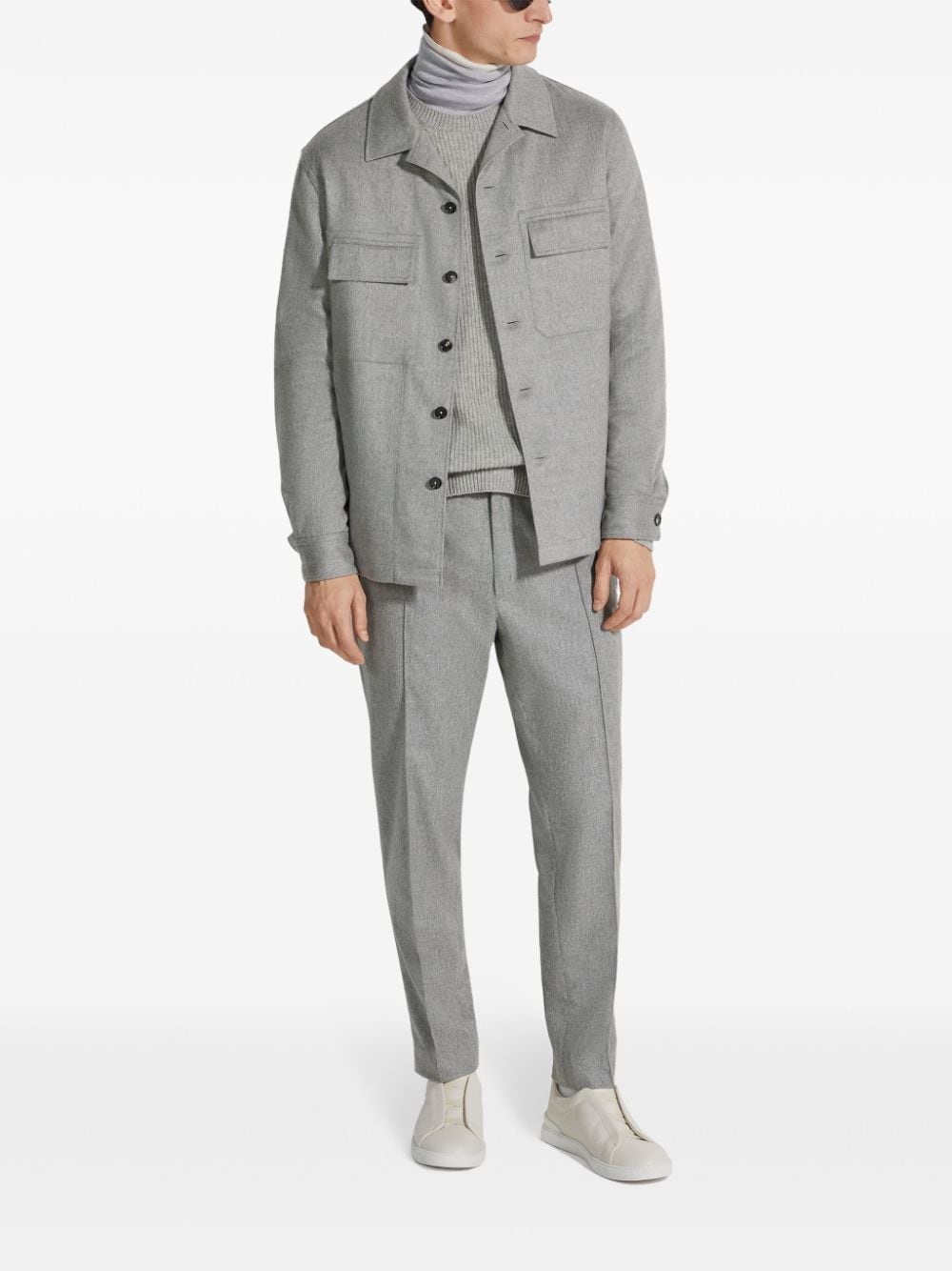 drawstring tapered trousers - 2