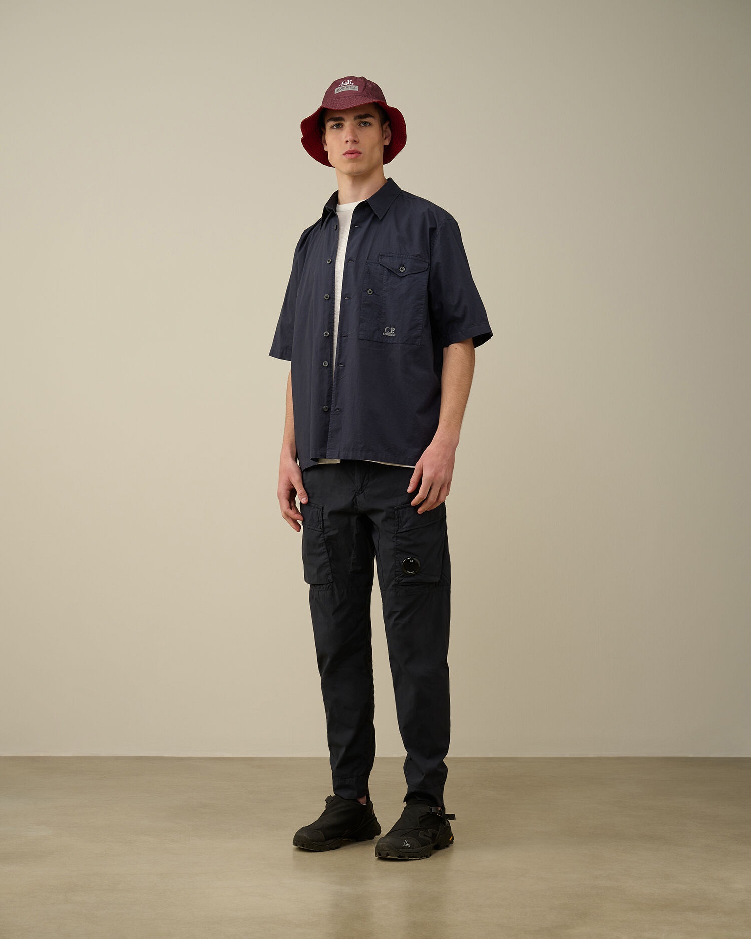 CP COMPANY｜SHORT-SLEEVED SHIRTS (Popeline Short Sleeve C.P. Company Cotton Popeline Short Sleeved Shirt | REVERSIBLE