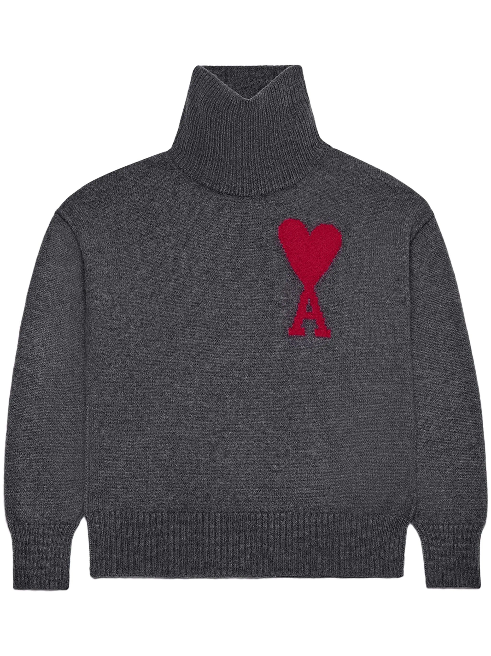Intarsia-logo Wool Jumper - 1