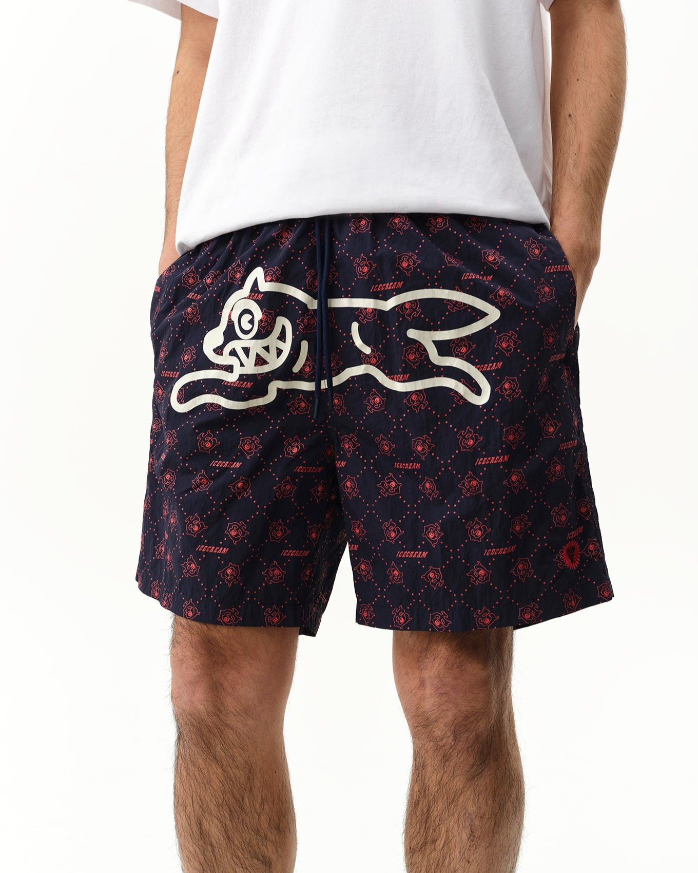 MONOGRAM RUNNING DOG SWIM SHORTS - 2