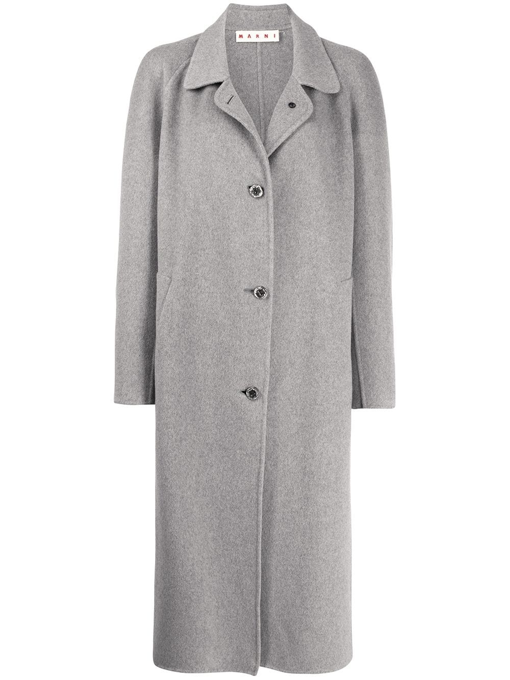 button-front coat - 1