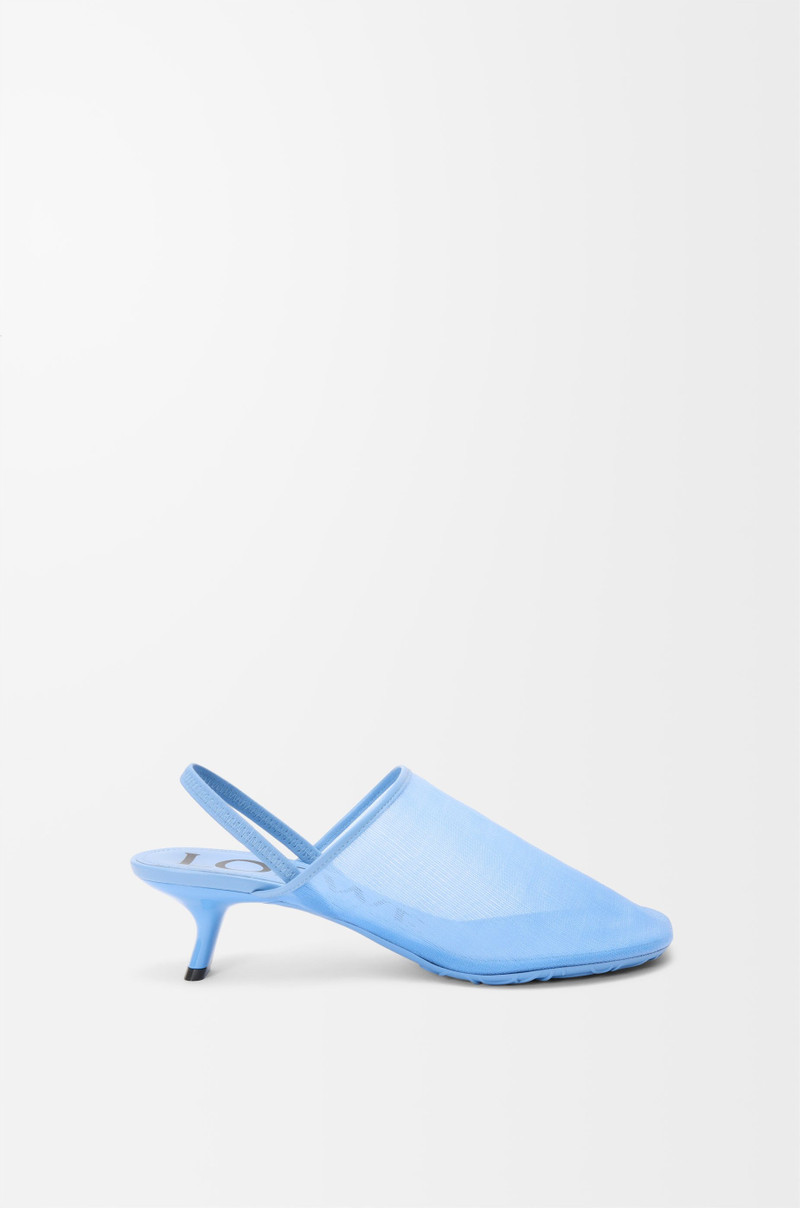 Petal slingback heel sandal in mesh 1
