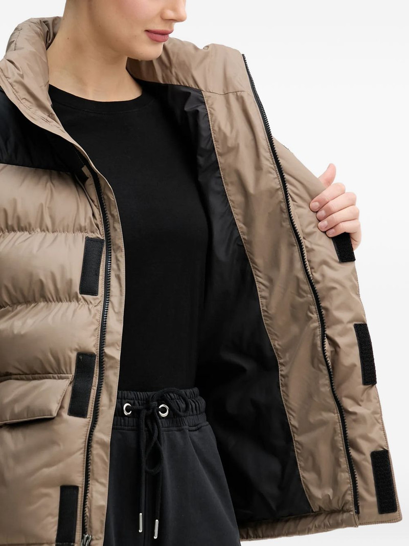 colour-block hooded jacket 5