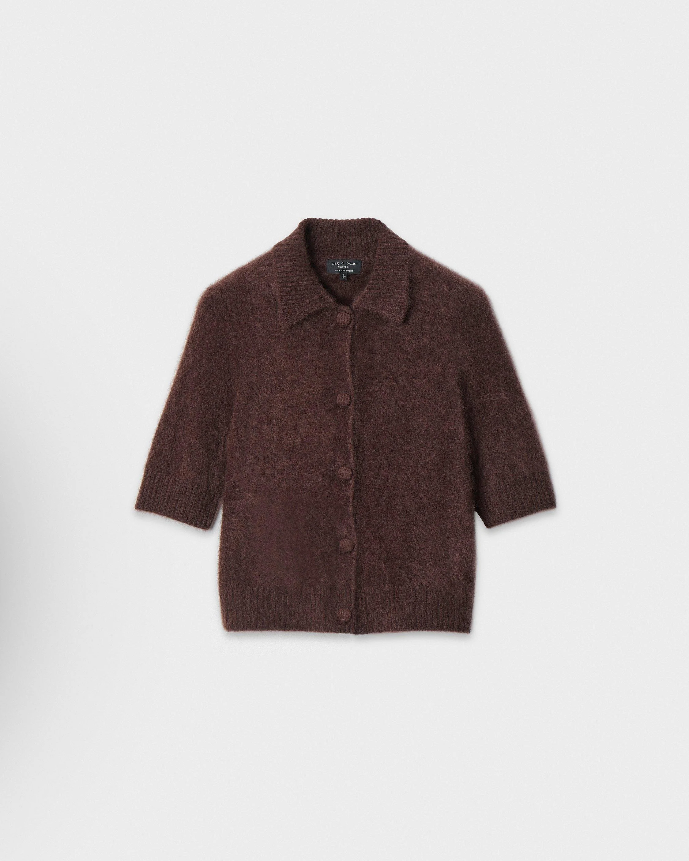Jada Brushed Cashmere Cardigan - 1
