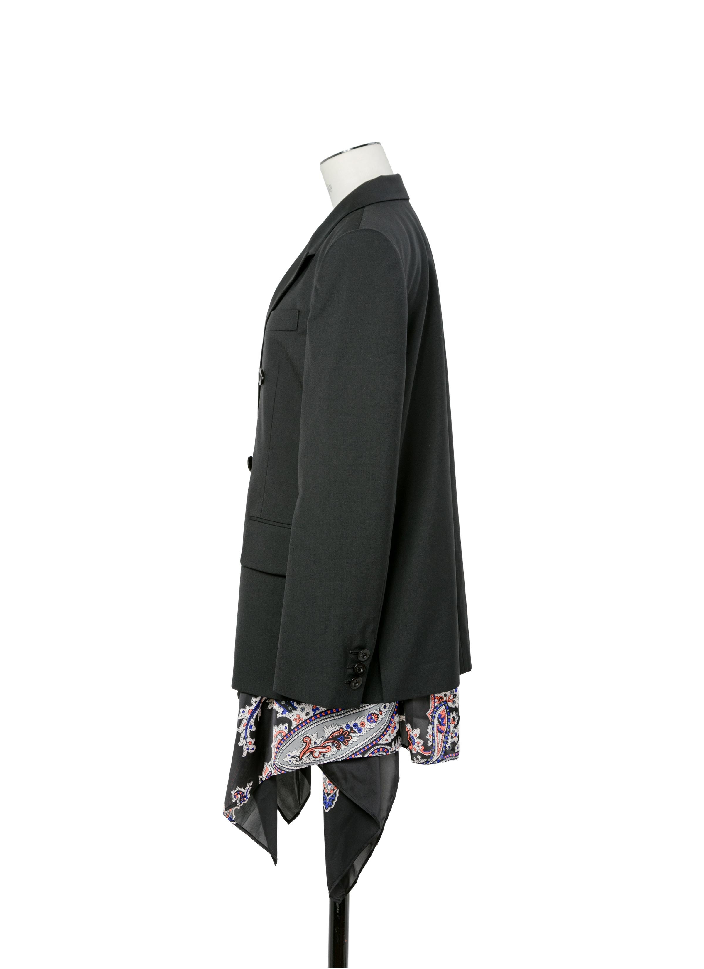 Suiting x Paisley Print Jacket - 3